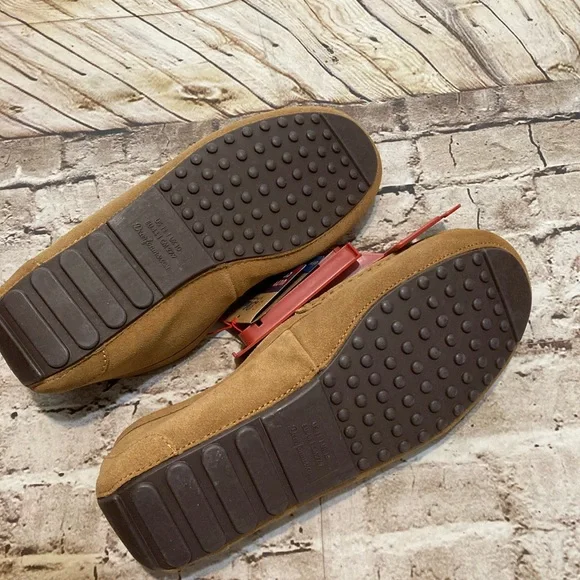 NWT Dluxe by Dearfoama men’s genuine shearling warm & comfy slippers shoes 11 - Picture 2 of 11